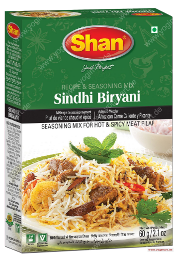 Bild von SHAN Biryani Sindhi 60G (Würzmischung Scharf & Würzige Fleisch Pilaw)