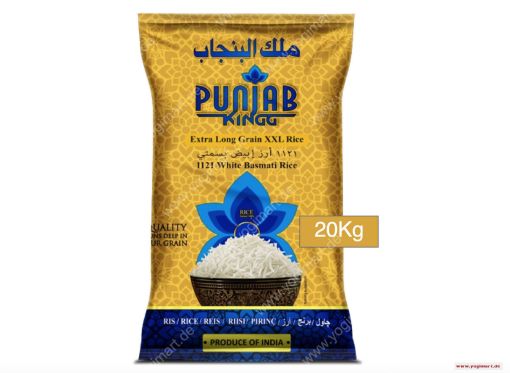 Bild von Punjab Kingg Extra Long 1121 Premium Basmati Rice 20kg