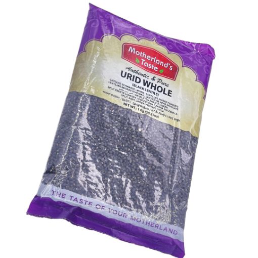 Bild von Motherland's Taste Urid Whole (Urid Beans) 1Kg 