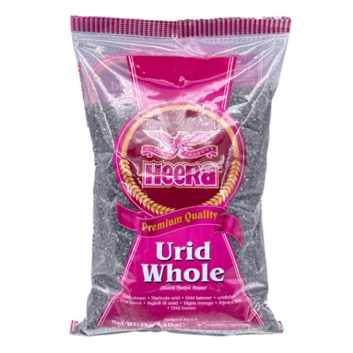 Bild von Heera Urid Whole (Urid Beans) 2 KG