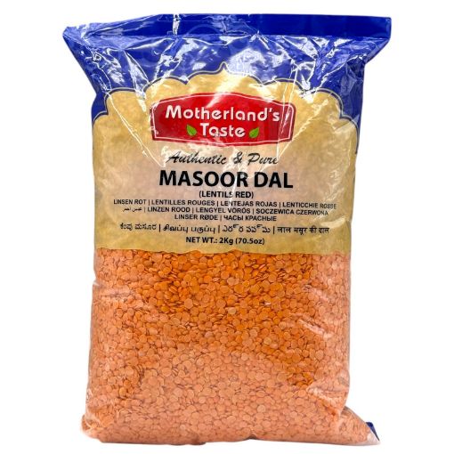 Bild von Motherland's Taste Red Lentils (Masoor Dall) 2kg 