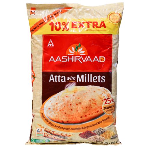 Bild von Aashirvaad Atta with Millet 2.2kg