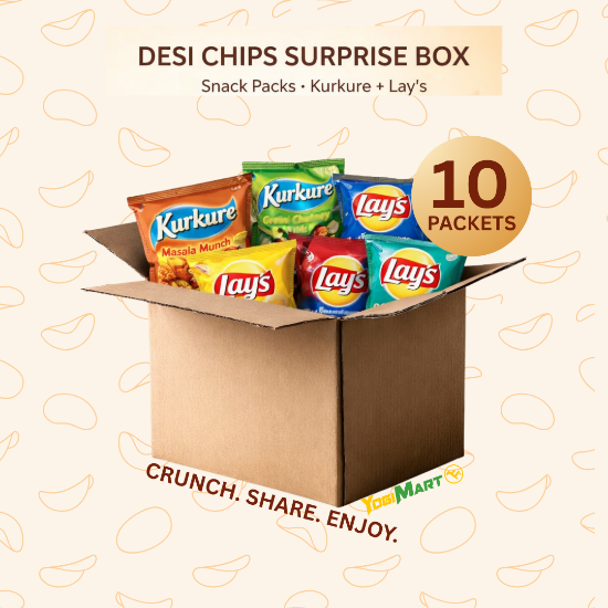 Bild von Desi Chips Surprice Box Medium (10 packets) - Exp 30.05.2026
