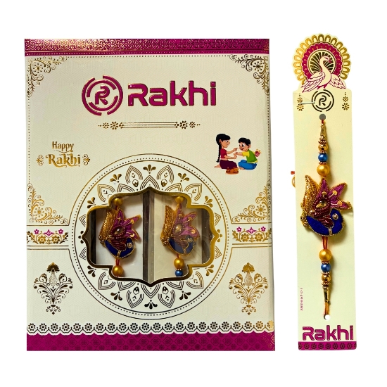 Bild von Elegant Peacock Rakhi (1pc)